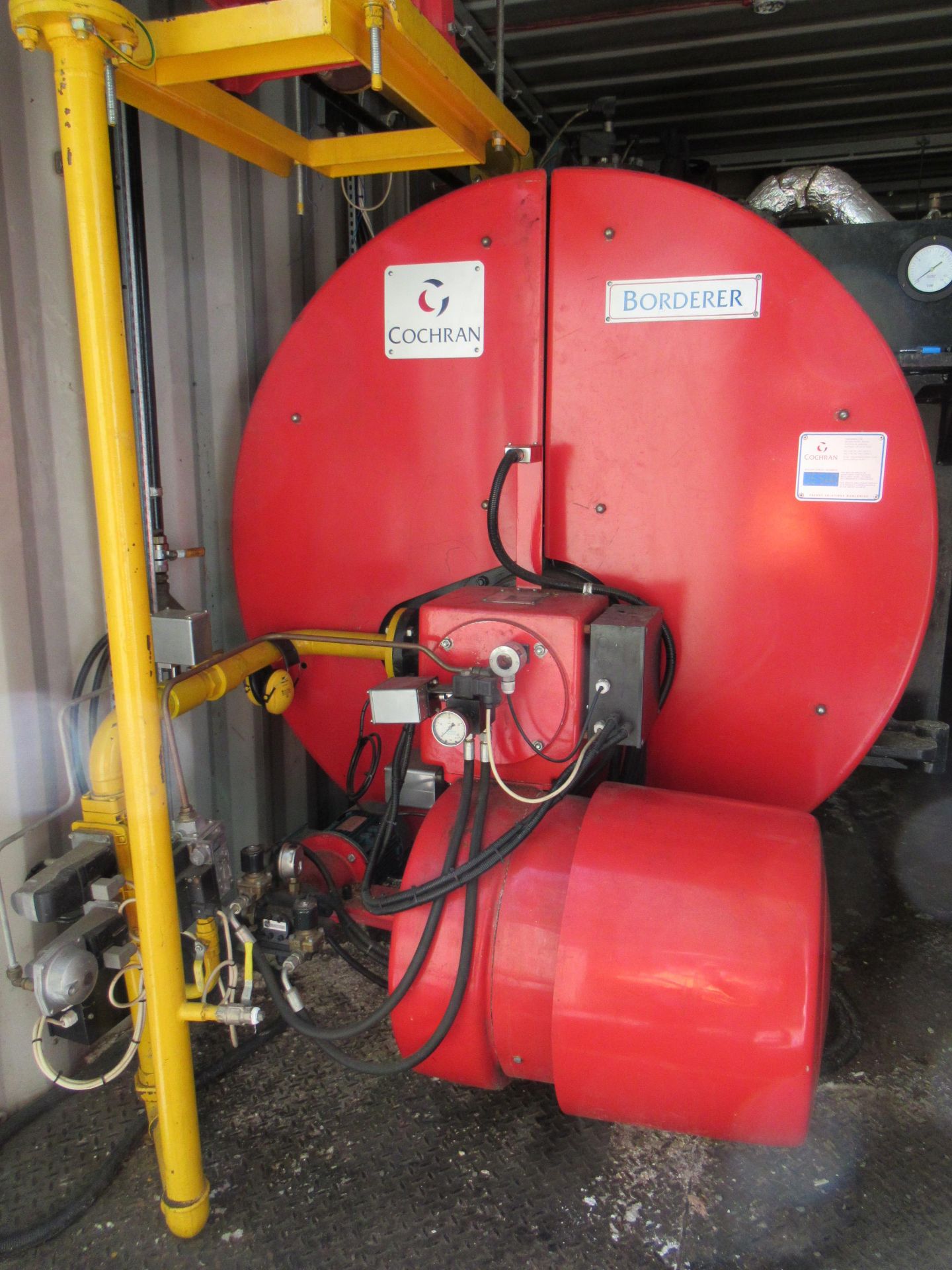 Cochran steam boiler Serial no: 25/5440 with MK3 modulating burner configured for natural gas Serial - Image 3 of 27