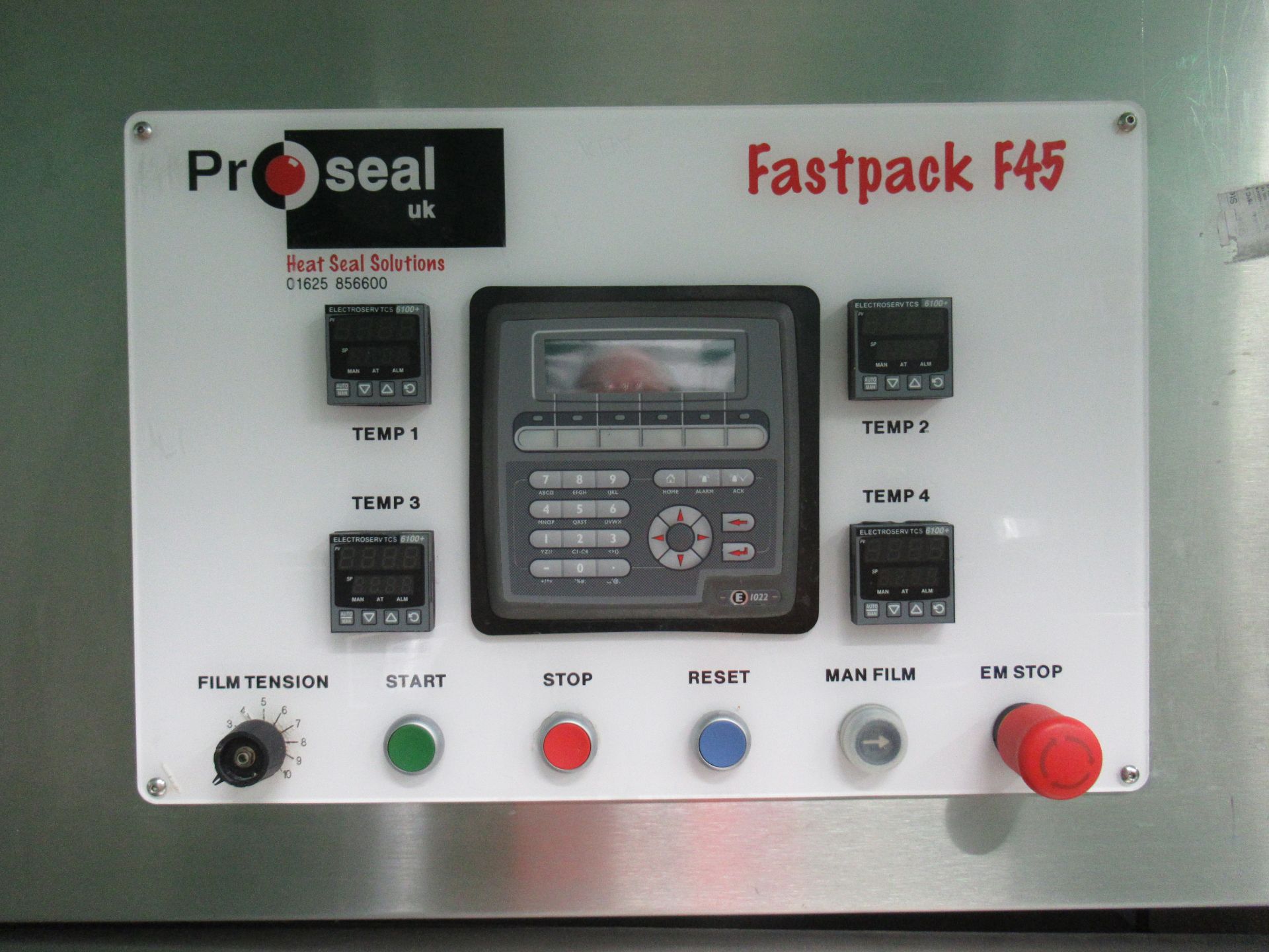 Proseal Fastpack F45 automatic inline tray sealer. Serial no: 1196 (2014) pneumatic and servo - Image 3 of 15