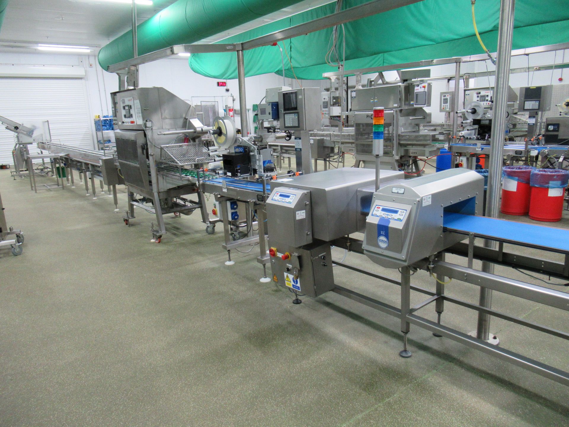 ALL INCLUSIVE LOTS 15-20: Tray filling and sealing line 3 comprised of; FP Packaging Machinery Ltd