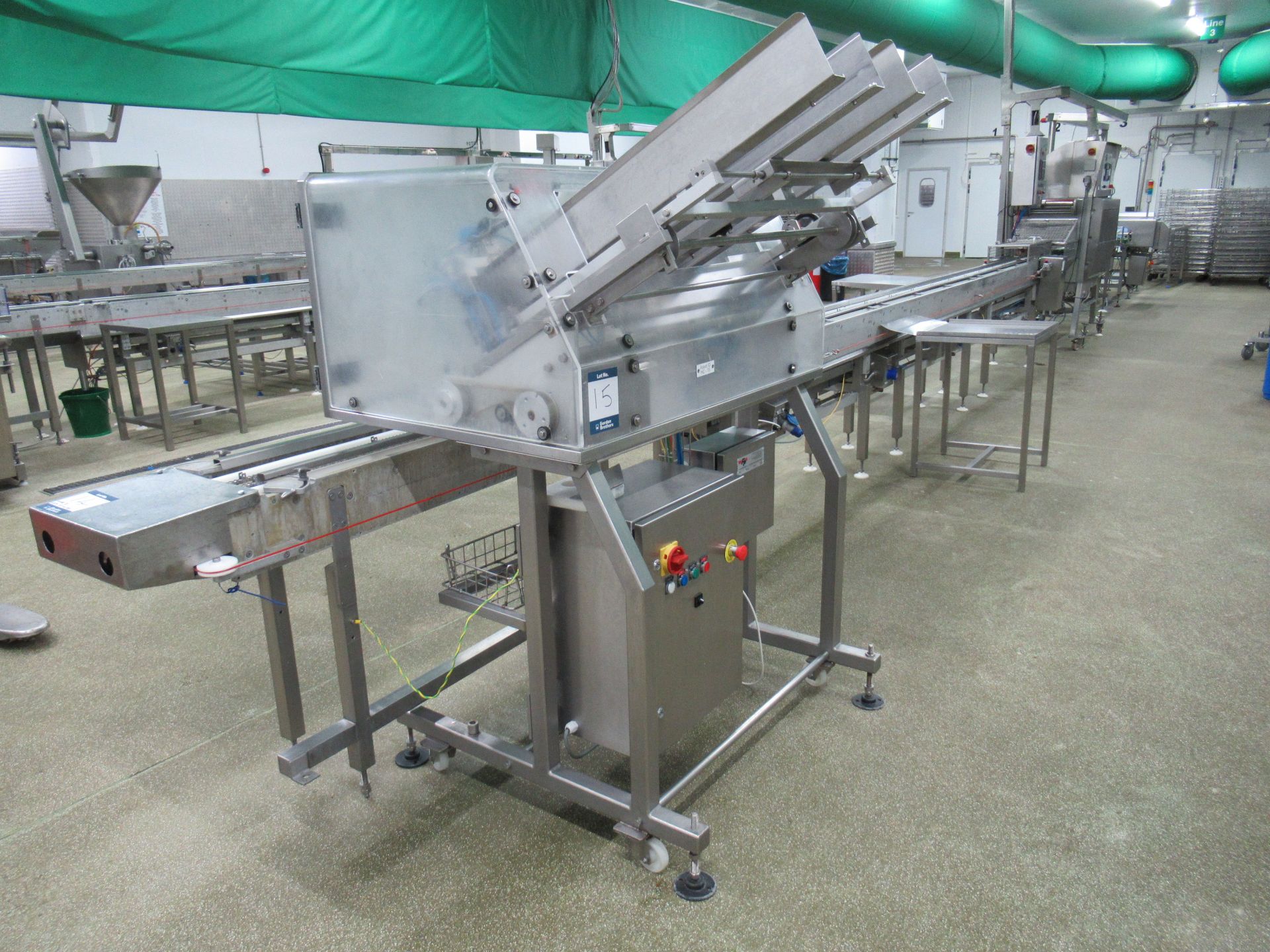 FP Packaging Machinery Ltd Recip2 tray denester. Serial no: 7093 (2005) 2 row feeder (Part of All - Bild 2 aus 7