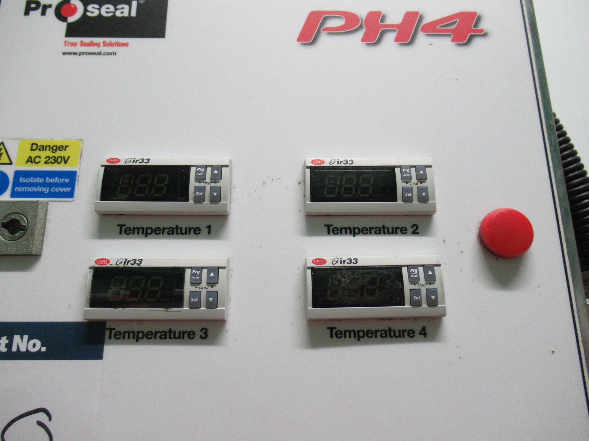 Proseal PH4 tool pre-heater panel. Serial no: 3024 wall mounted - Bild 2 aus 5