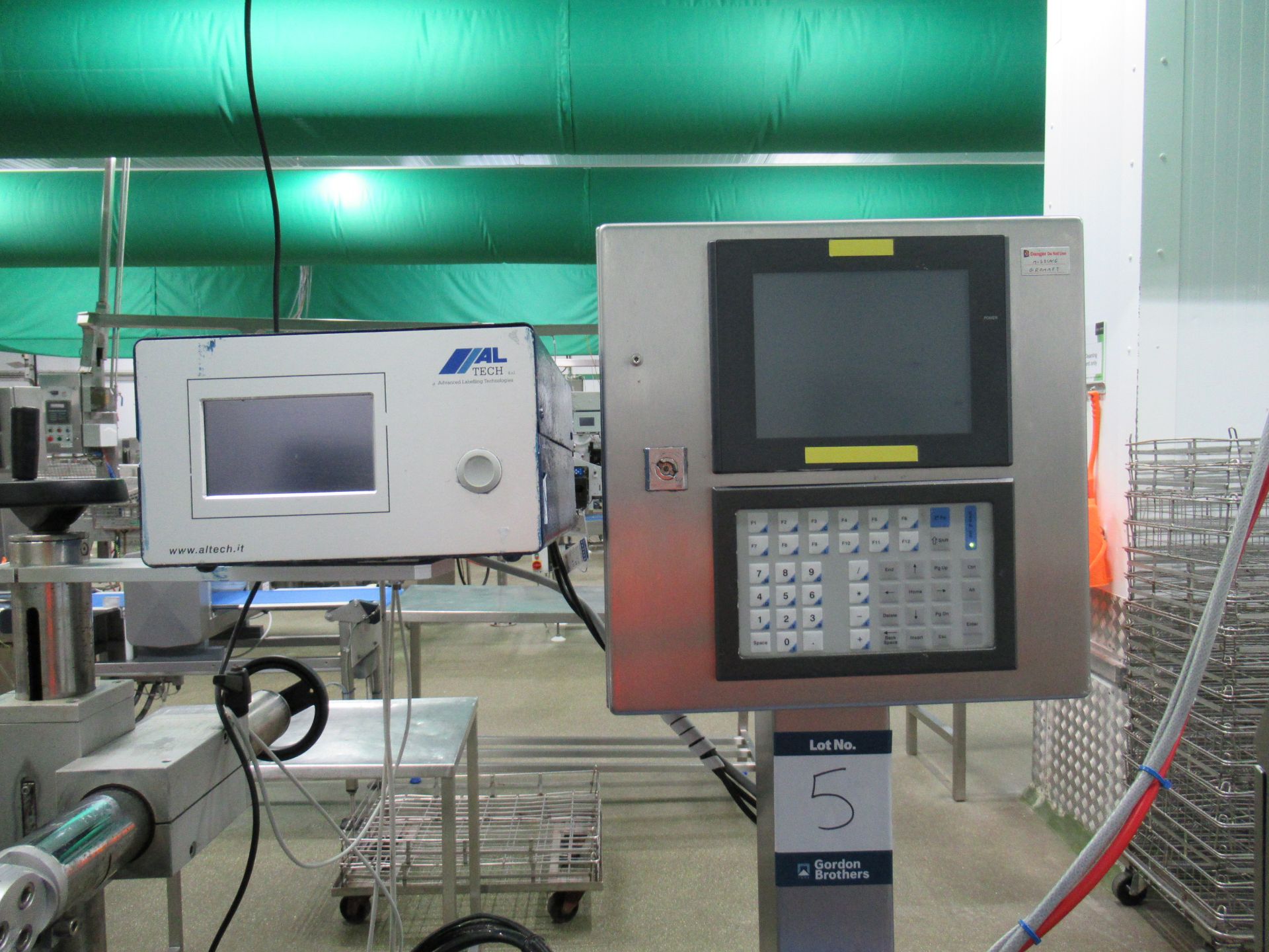 Altech Alcode TS SX label applicator. Serial no: 1407015015548 (2014) with Sato S8412RD barcode - Image 3 of 11