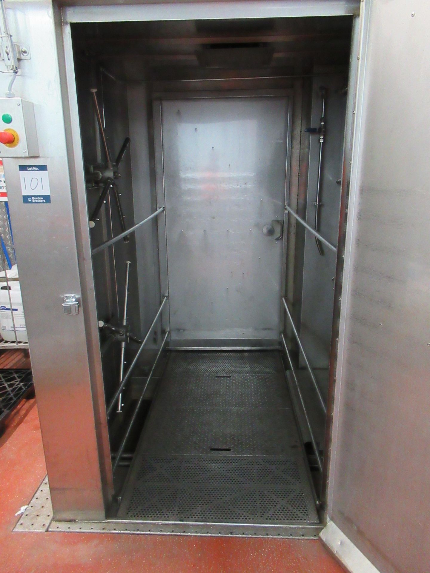 Newsmith pass through trolley washer, Serial no: KM3143 (2019) internal capacity 900mm wide x 1950mm - Image 6 of 14