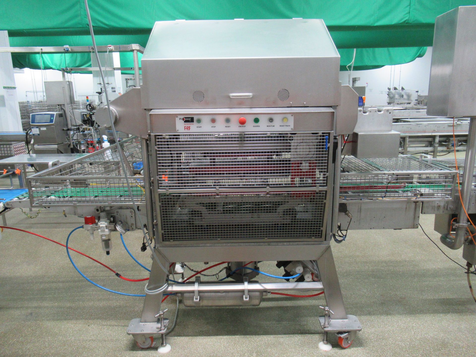 Proseal Fastpack F45 automatic inline tray sealer. Serial no: 1197 (2014) pneumatic and servo - Image 6 of 14