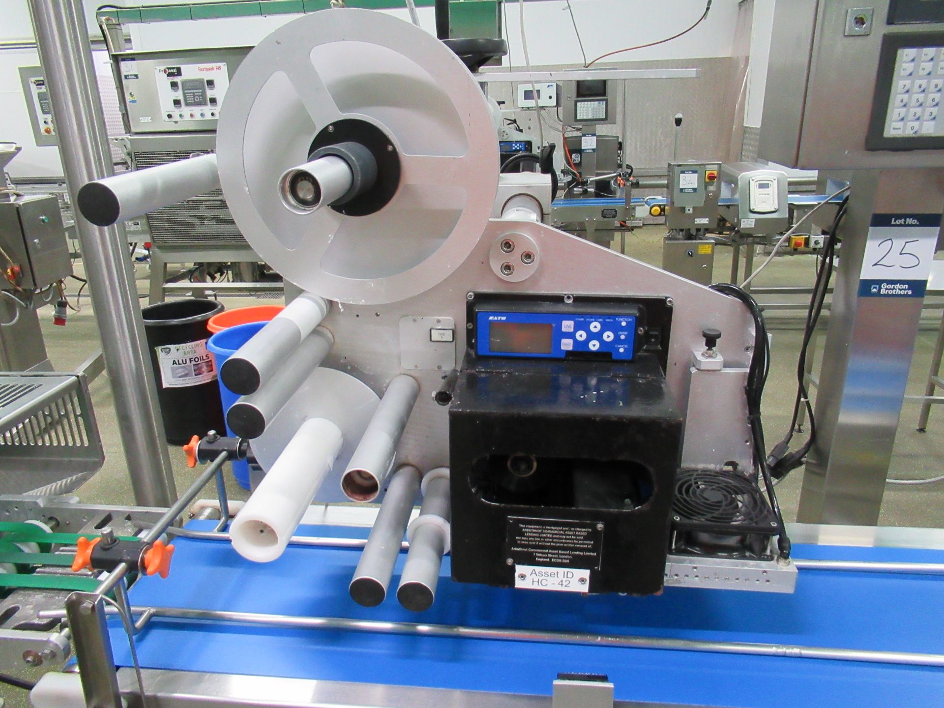 Altech Alcode TS SX label applicator. Serial no: 1004015010811 (2010) with Sato S8412RD label - Image 3 of 10