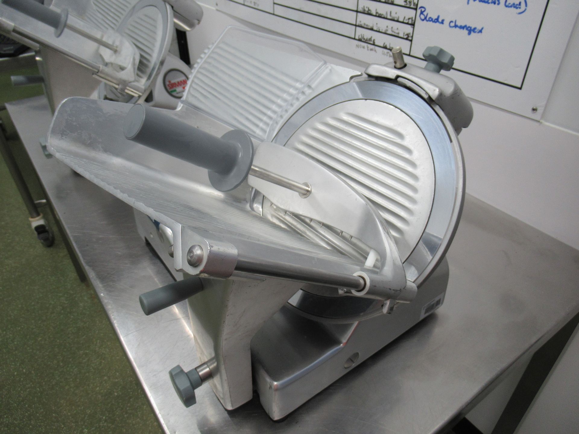 Sirman Canova 300 meat slicer, manual, bench top, Serial no: 19A00421, blade diameter 300mm - Image 2 of 6