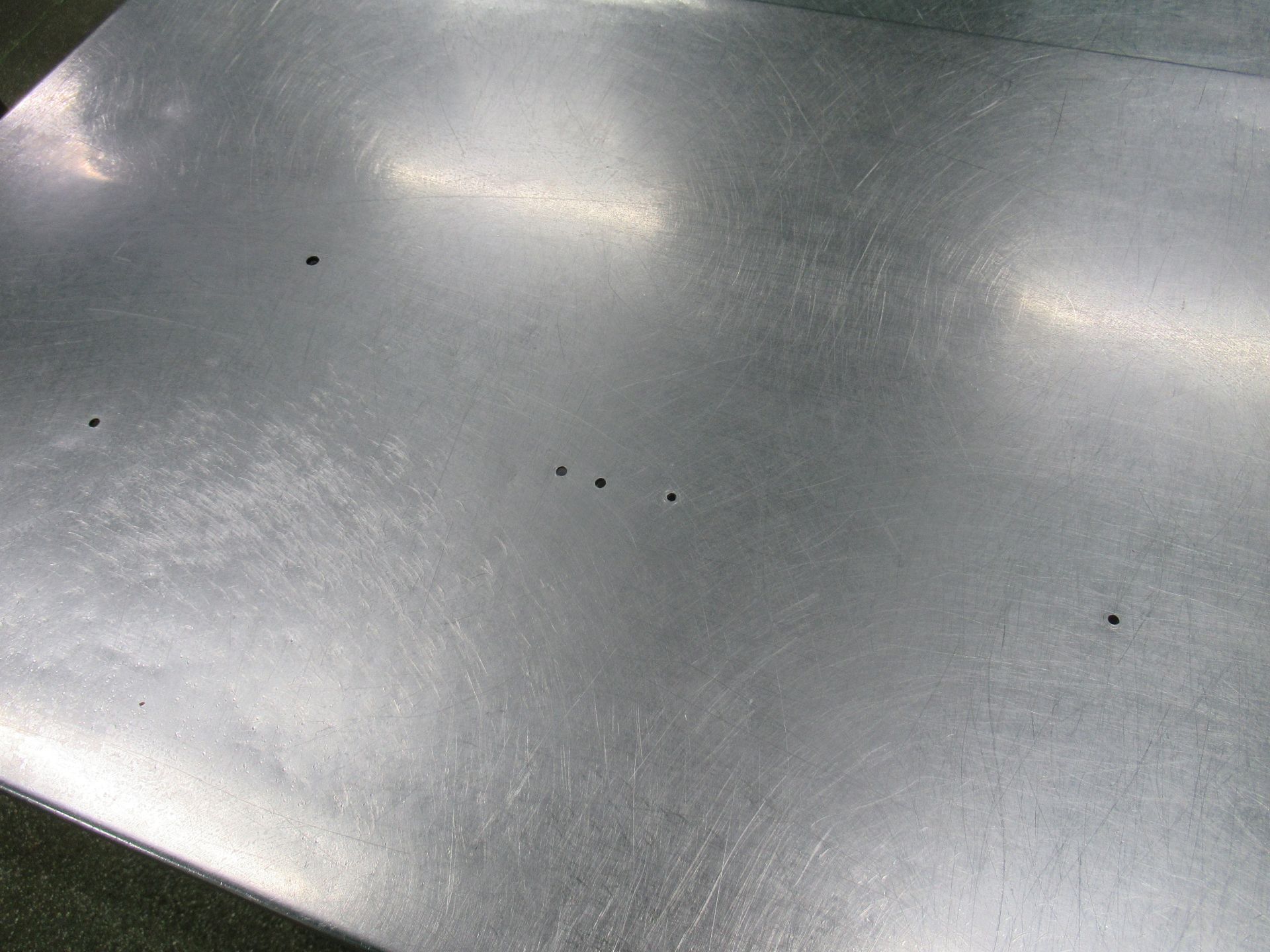 2 Stainless steel tables with 1200 x 600mm work surface - Image 2 of 4