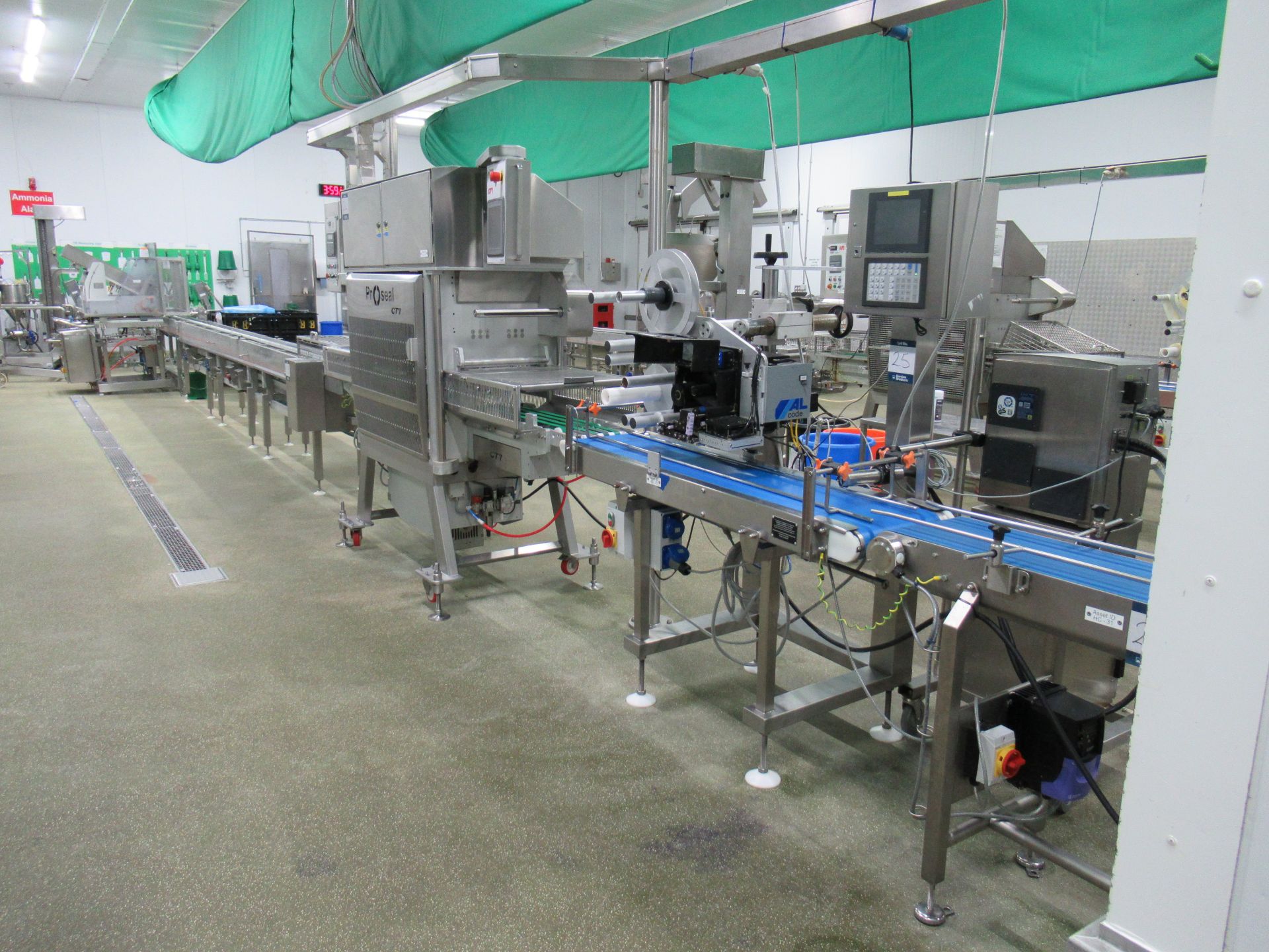 ALL INCLUSIVE LOTS 22-27: Tray filling and sealing line 4 comprised of; Turbo Systems Ltd tray