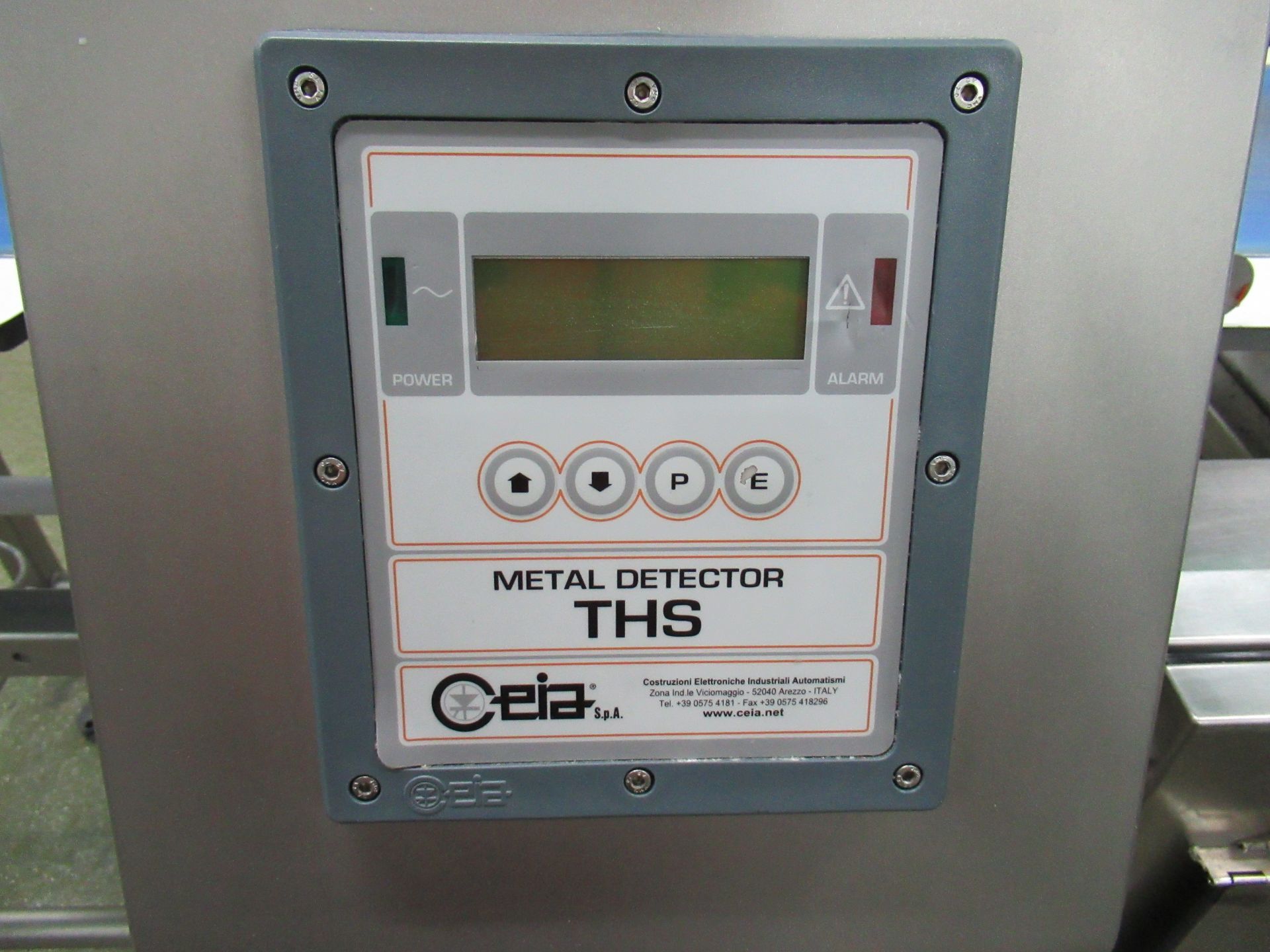 Ceia THS/M through feed metal detector. Serial no: 20300211004, 350 x 150mm aperture, mounted on 1. - Bild 2 aus 8