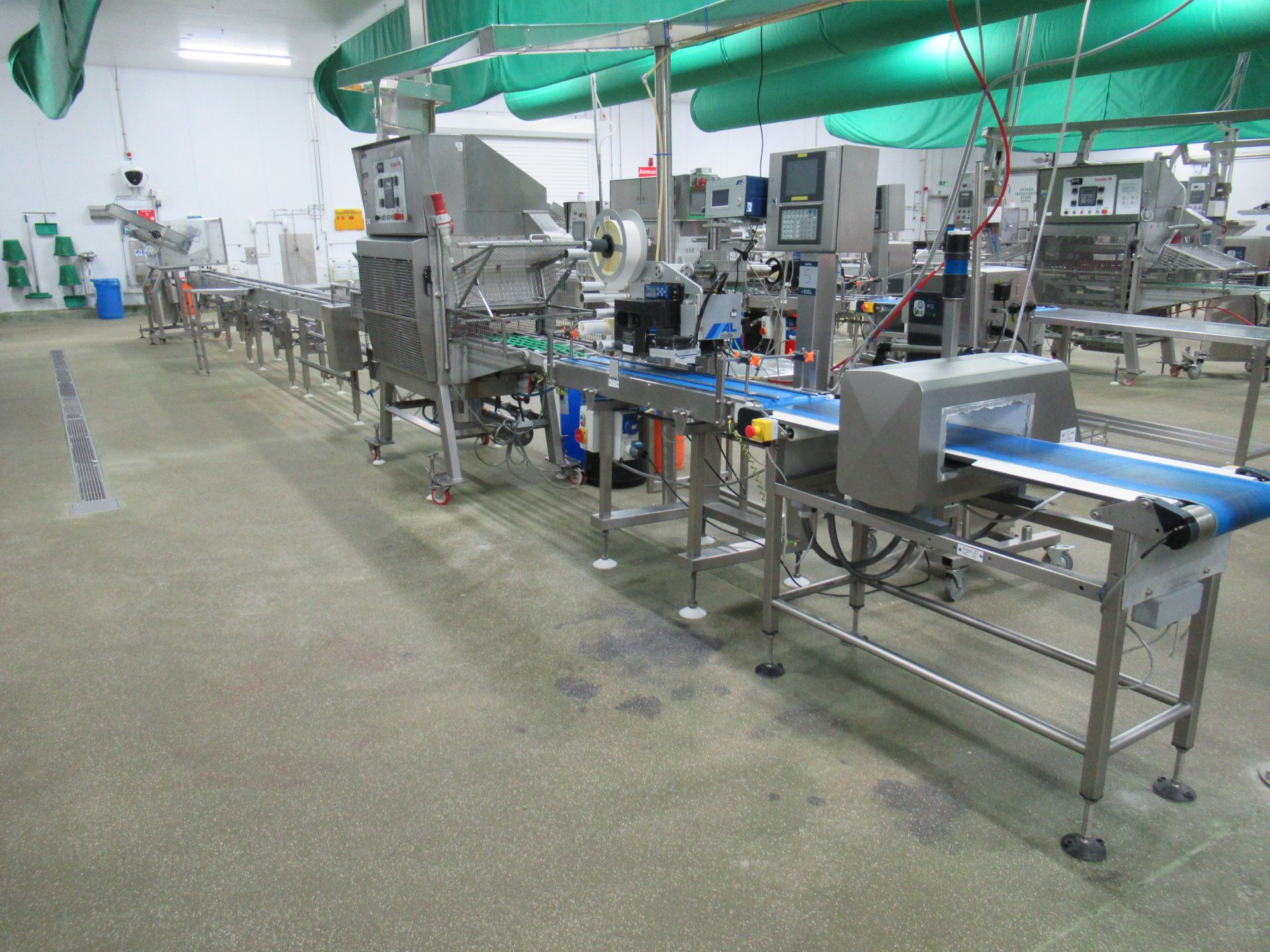 ALL INCLUSIVE LOTS 2-7: Tray filling and sealing line 1 comprised of; FP Packaging Machinery Ltd
