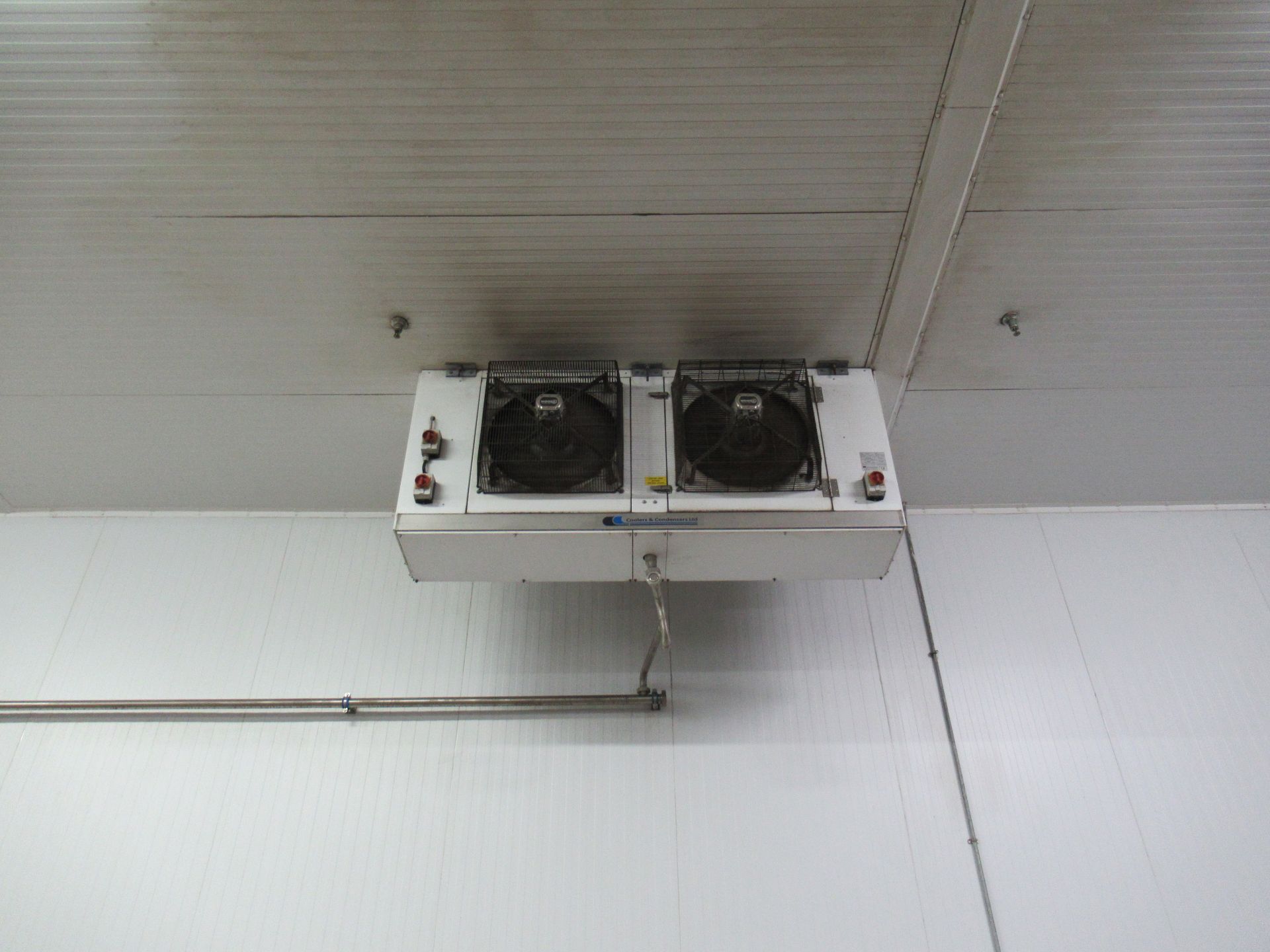 4 Coolers and Condensers cooling evaporators, 2 fan acceptance of the highest bid on this lot is - Image 2 of 6