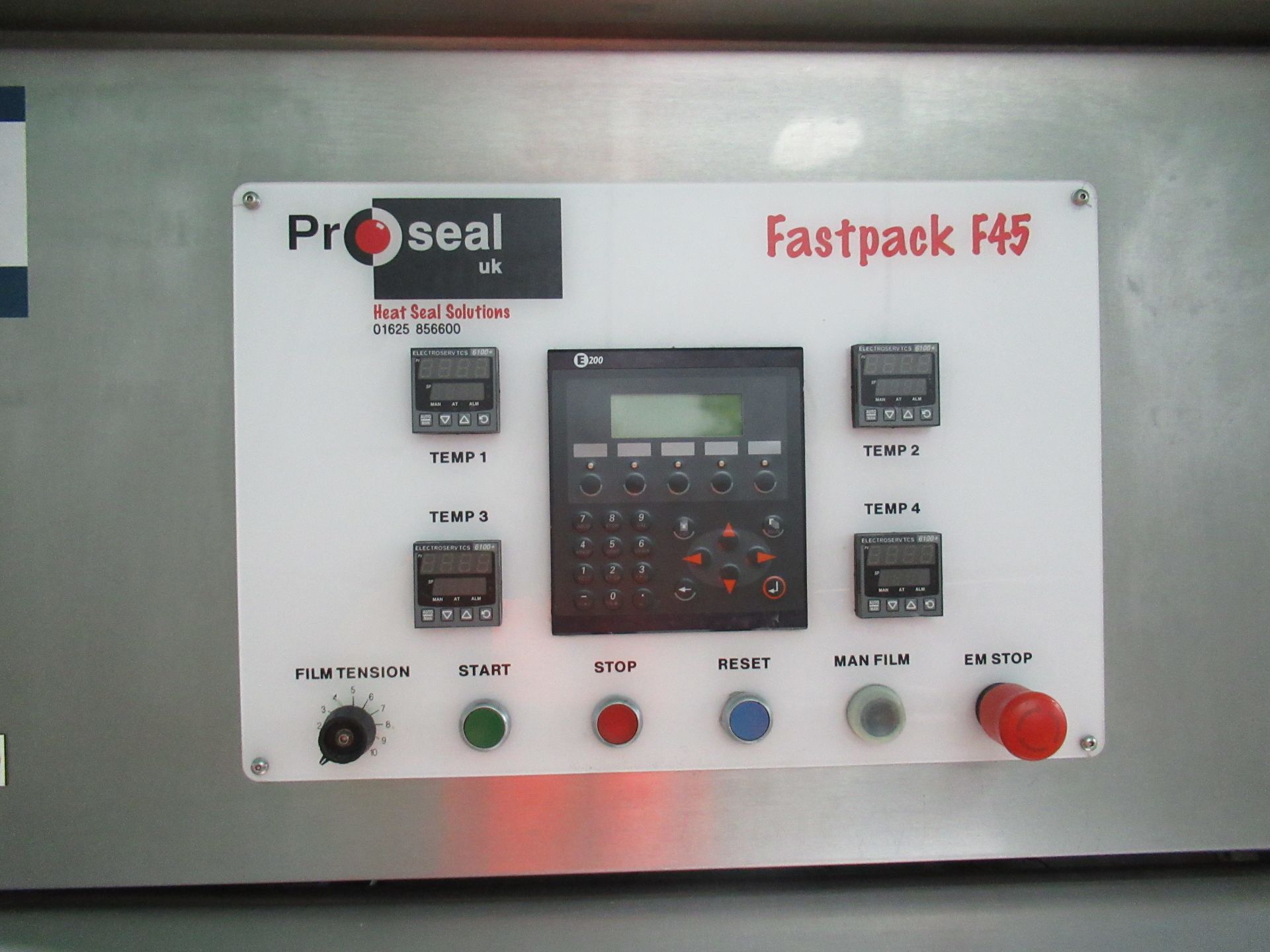 Proseal Fastpack F45 automatic inline tray sealer. Serial no: 1198 pneumatic and servo actuation - Image 2 of 9