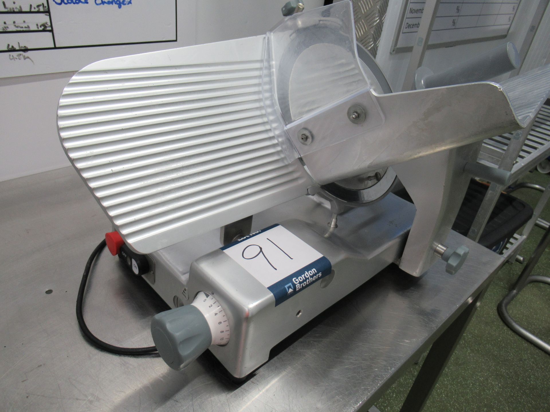 Sirman Canova 300 meat slicer, manual, bench top, Serial no: 19A00421, blade diameter 300mm - Image 3 of 6