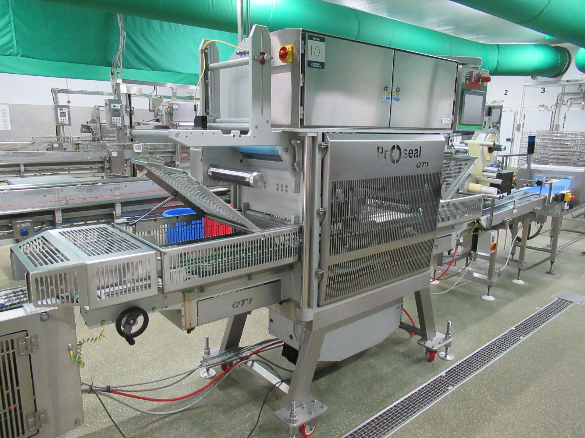 Proseal GT1 automatic inline tray sealer. Serial no: 3260 (2015) servo actuation with E1101 touch - Image 2 of 13