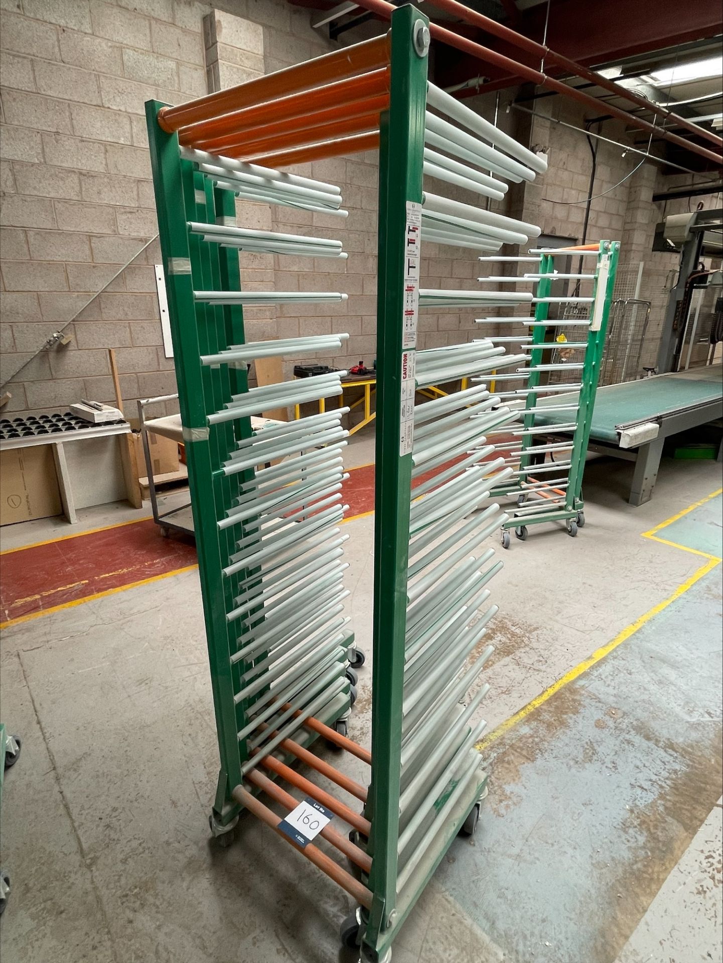 5x Gibbs Sandtech 13 bar standard spray drying racks, 13 bars per upright, max. load per pair of - Image 3 of 3