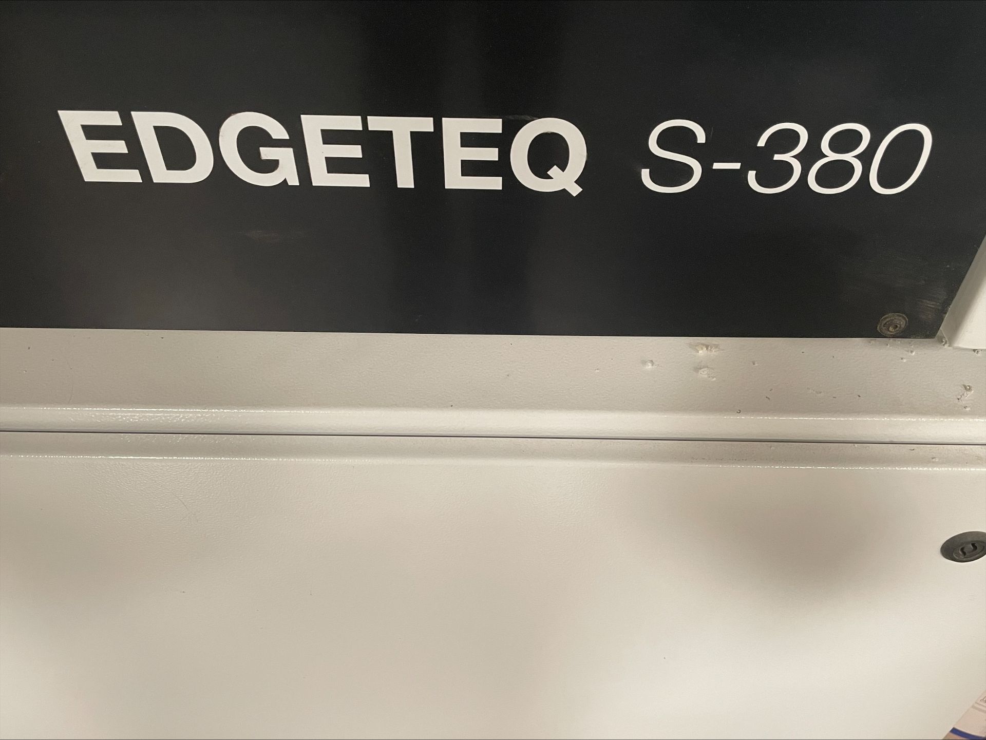 Homag Edgeteq S-380 Profiline (PROFILINE KDF 660) single sided edge bander, Serial No. 0-261-73-8763 - Image 3 of 8