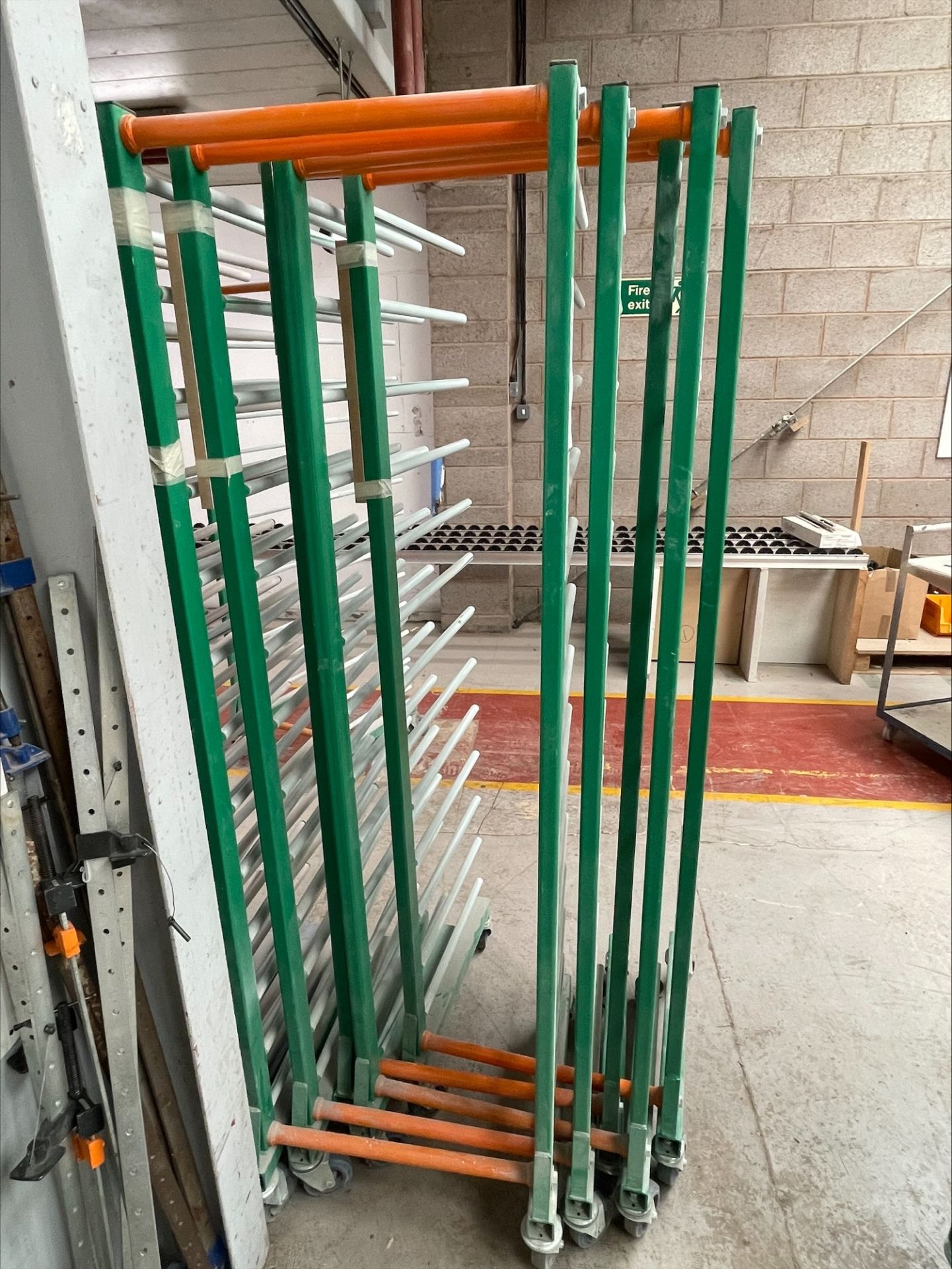 5x Gibbs Sandtech 13 bar standard spray drying racks, 13 bars per upright, max. load per pair of - Image 3 of 3