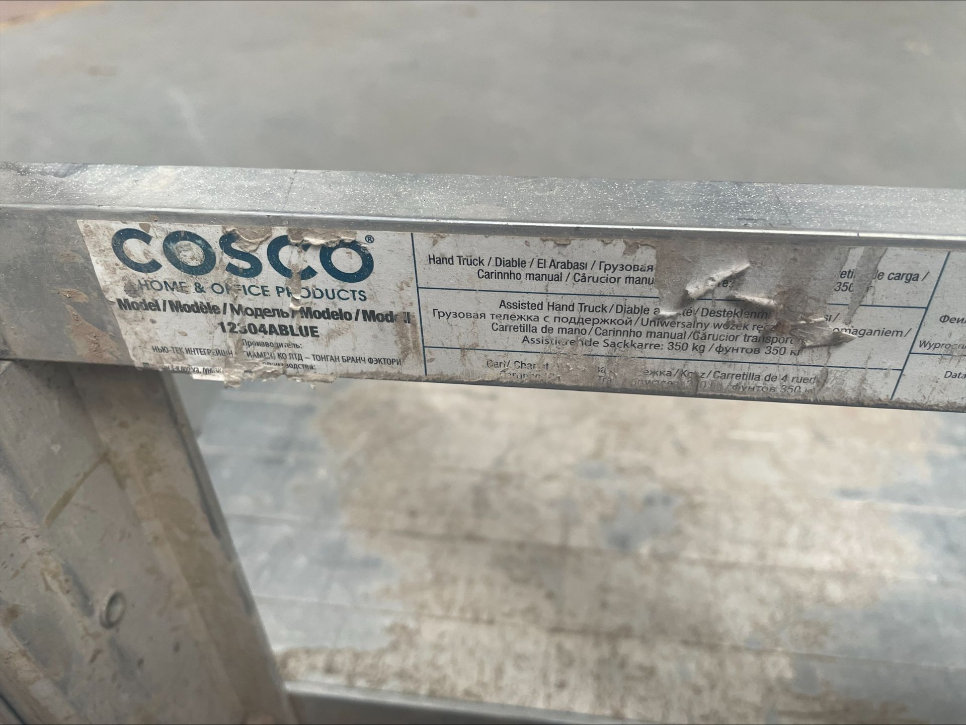 Cosco 12304ABLUE assisted hand truck, capacity: 350kg - Image 4 of 4