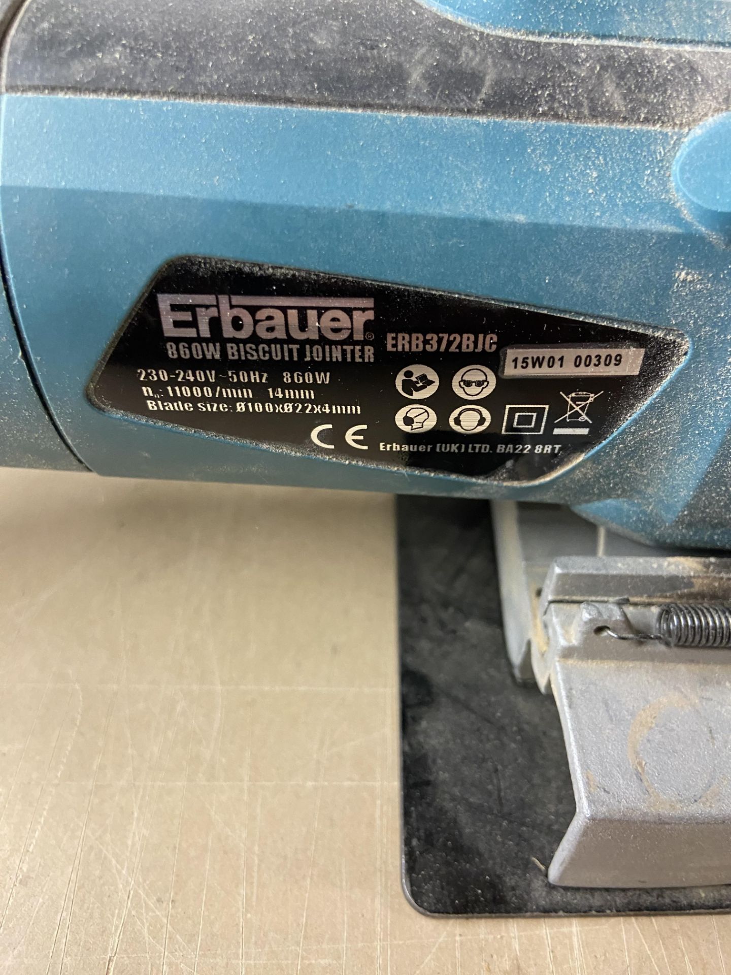 Quantity of power tools including, Erbauer EBJ860 860 biscuit jointer, Katsu electric blower, - Image 7 of 9