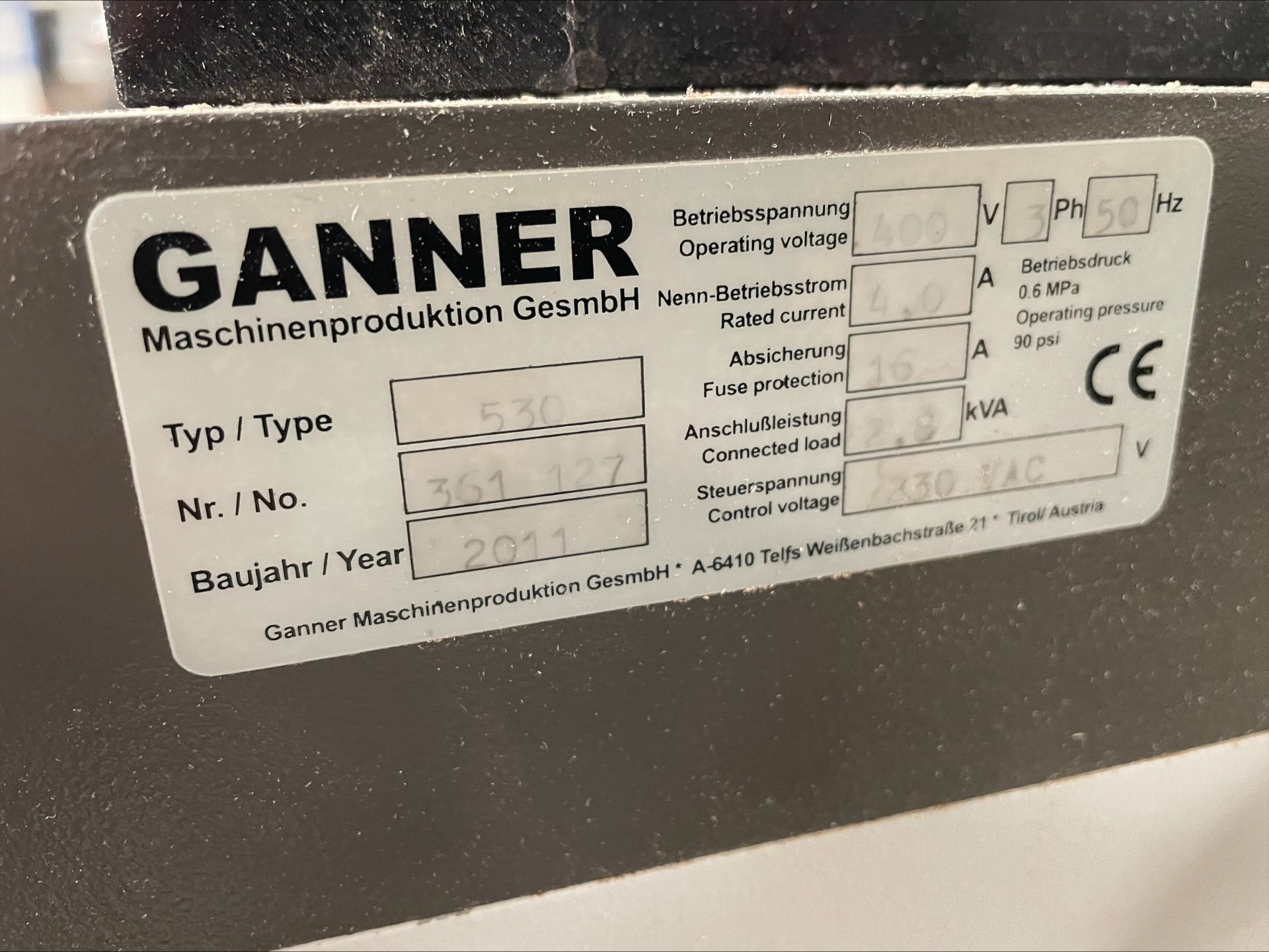 Ganner Gannomat DB21/53C Multi-spindle universal dowel hole drilling machine, Serial No. 361 127 ( - Bild 2 aus 4