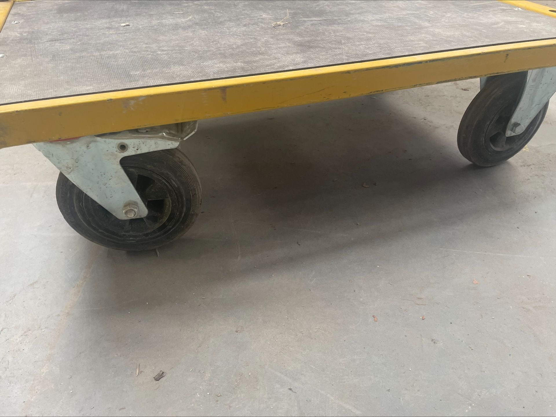 4 Wheeled stock trolley, approx. 1070mm x 600mm x 1020mm (Including handrails) - Image 2 of 2