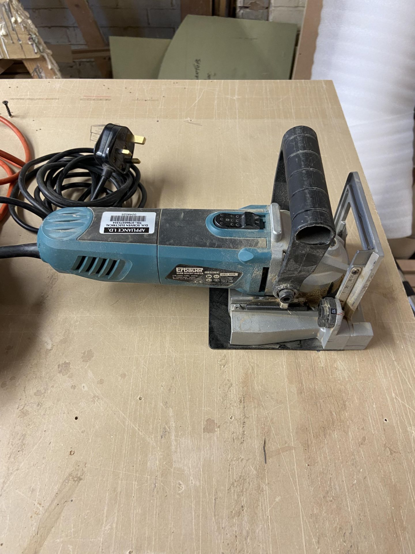 Quantity of power tools including, Erbauer EBJ860 860 biscuit jointer, Katsu electric blower, - Image 6 of 9