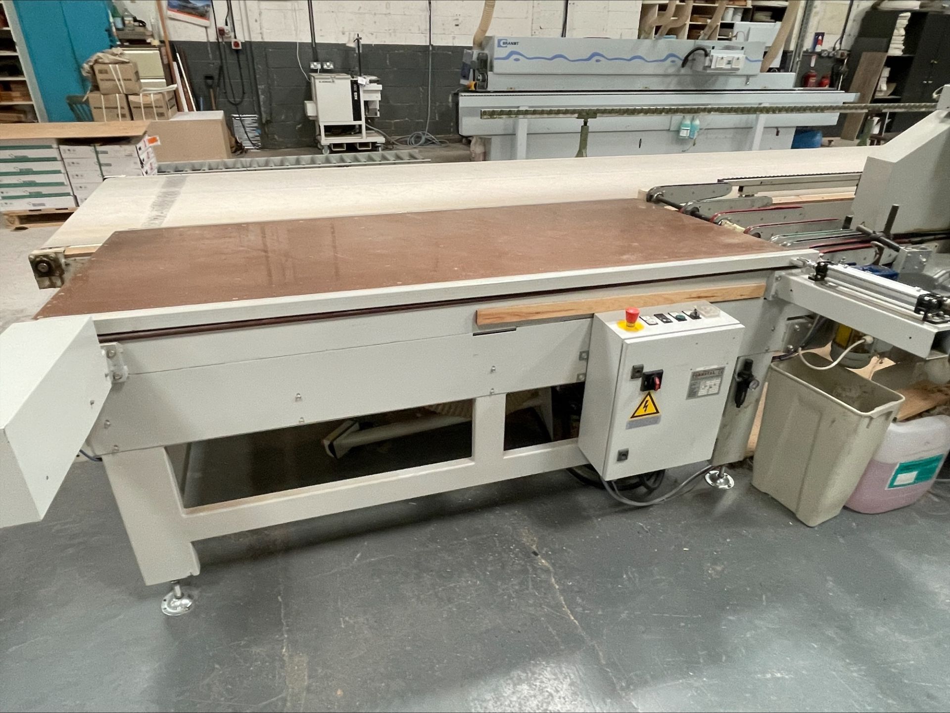 Biesse Edge ROXYL 5.5 automatic single sided edgebander, Serial No. 92696 (2013), machine length: - Image 8 of 9