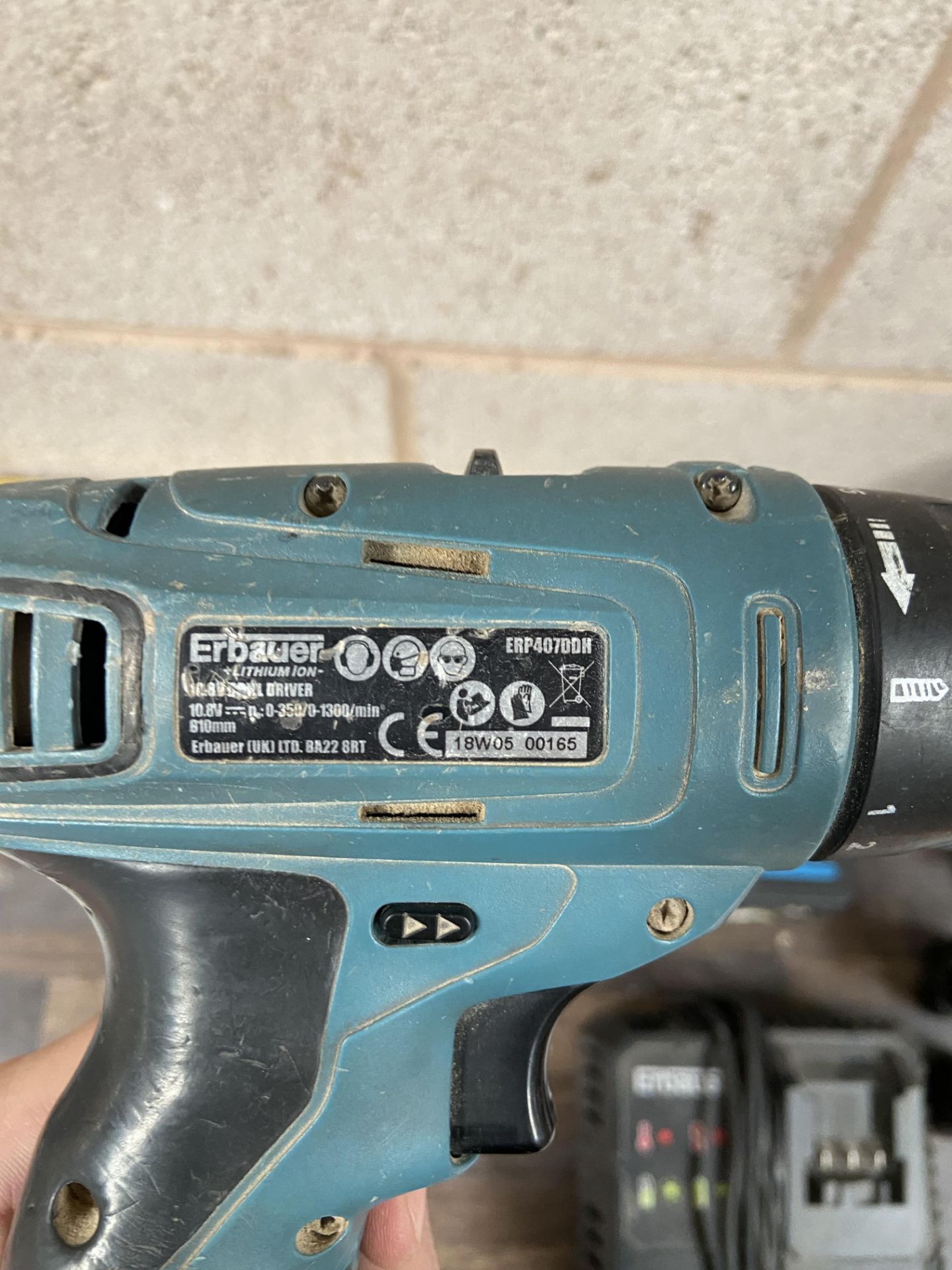 4 x Erbauer power tools, Erbauer drill driver, Erbauer EDD18-Li-2 Drill &2 x Erbauer Impact driver - Image 2 of 5