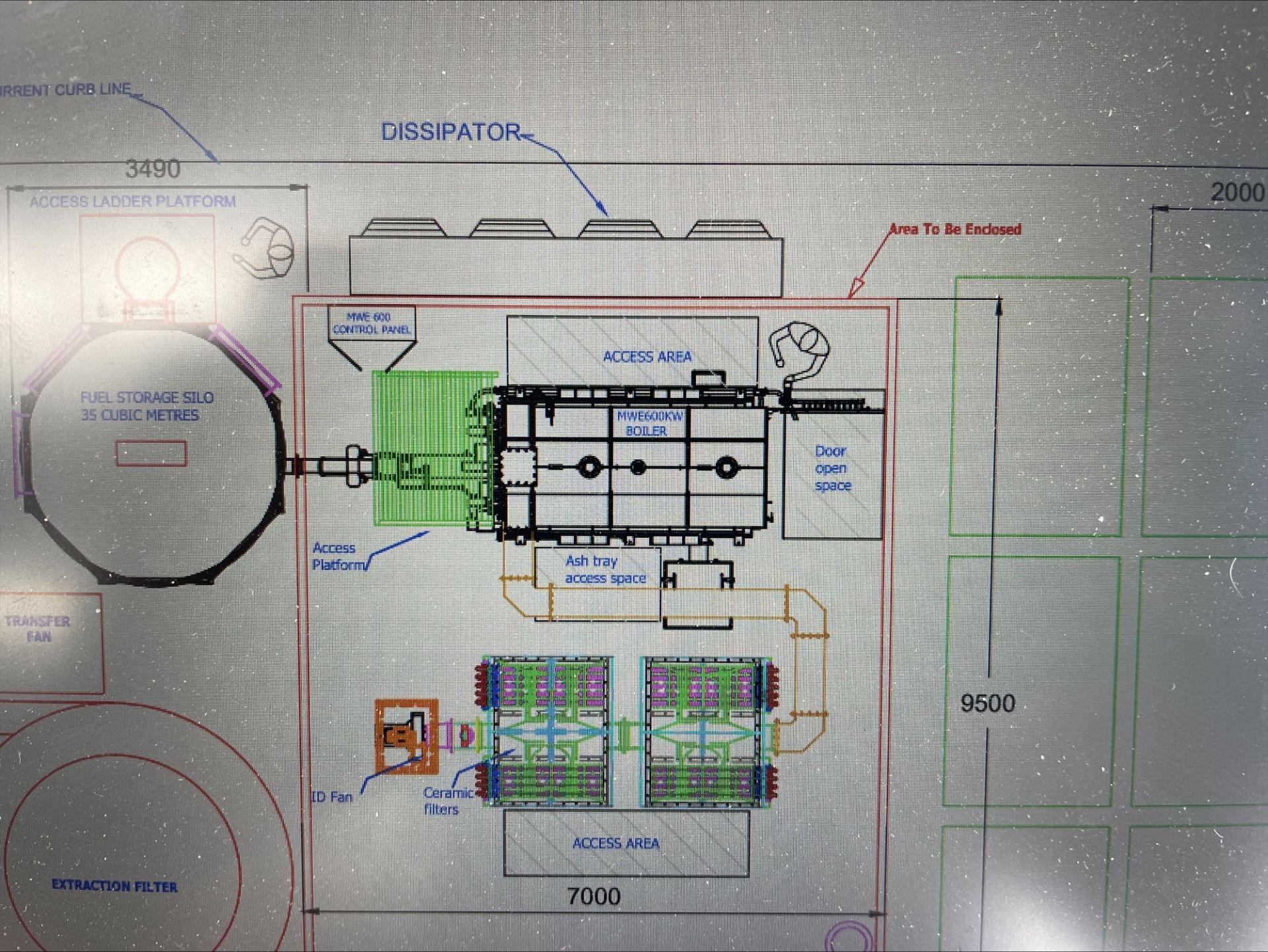 Talbott MWE600 600kW Biomass wood burner system, Serial No. MWE096 (2019) complete including Talbott - Image 19 of 21