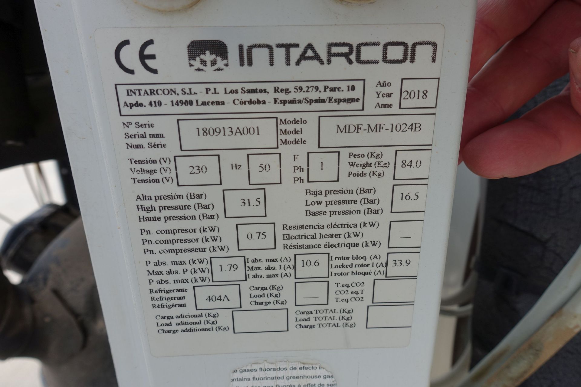 Intracon Chilled Container, 9m Long x 1.5m Deep x 3m High (aproximaely) with MDH-MF-10243 Chiller, - Image 7 of 10