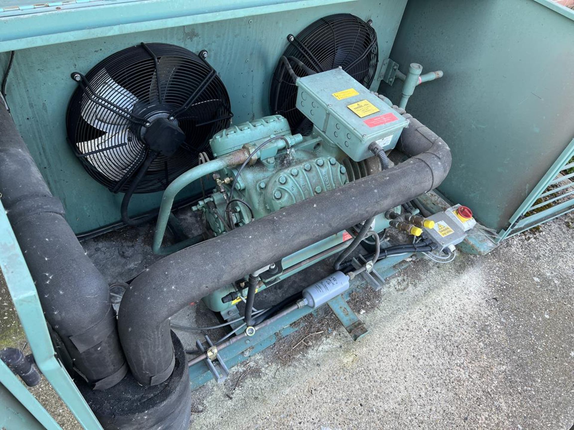 GEA twin fan refrigerant pump station with Bitzer type 4J-22-2Y-40P pump (DOM:2012) S/No. - Image 2 of 7