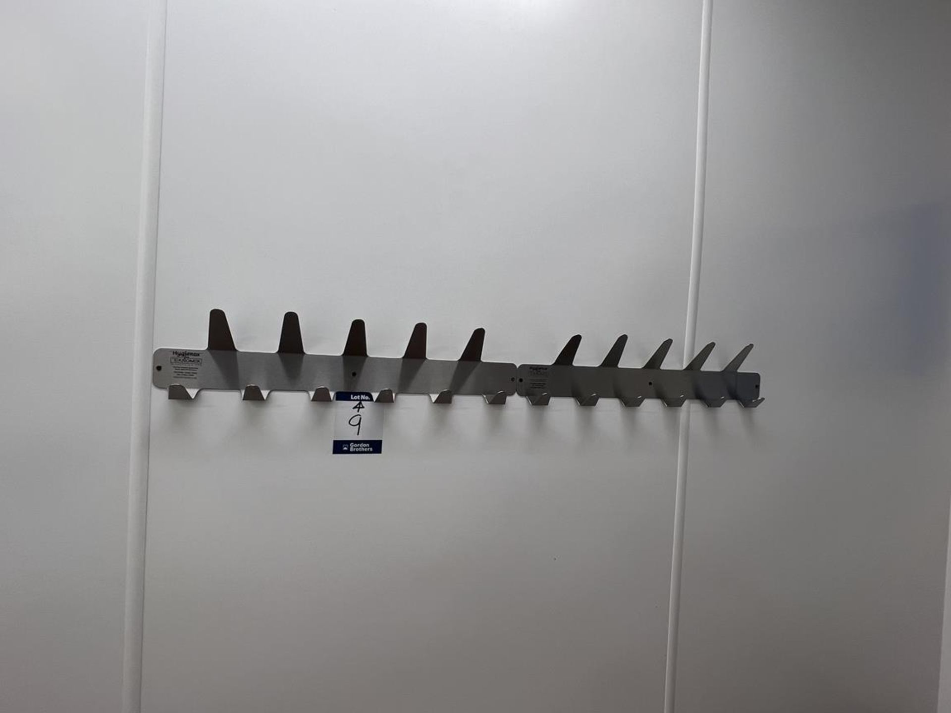 2x (no.) Hygienox, stainless steel wall mounted coat hooks, 1x (no.) 22 hook and 1x (no.) 13 hook - Image 2 of 5