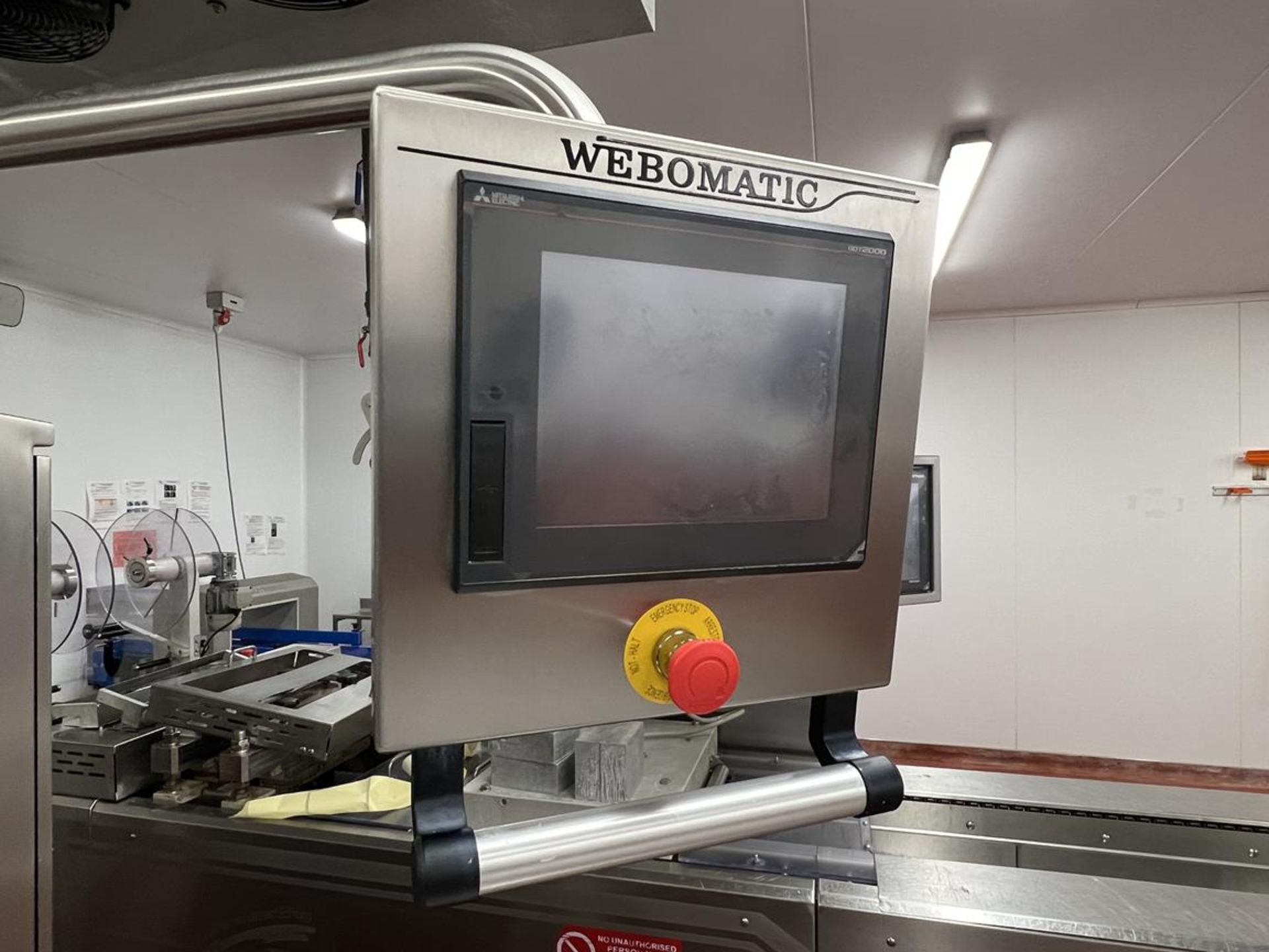 Webomatic, MLC2600 thermoforming machine, with 300mm plastic webbed belt and Mitsubishi GOT2000I - Image 13 of 15