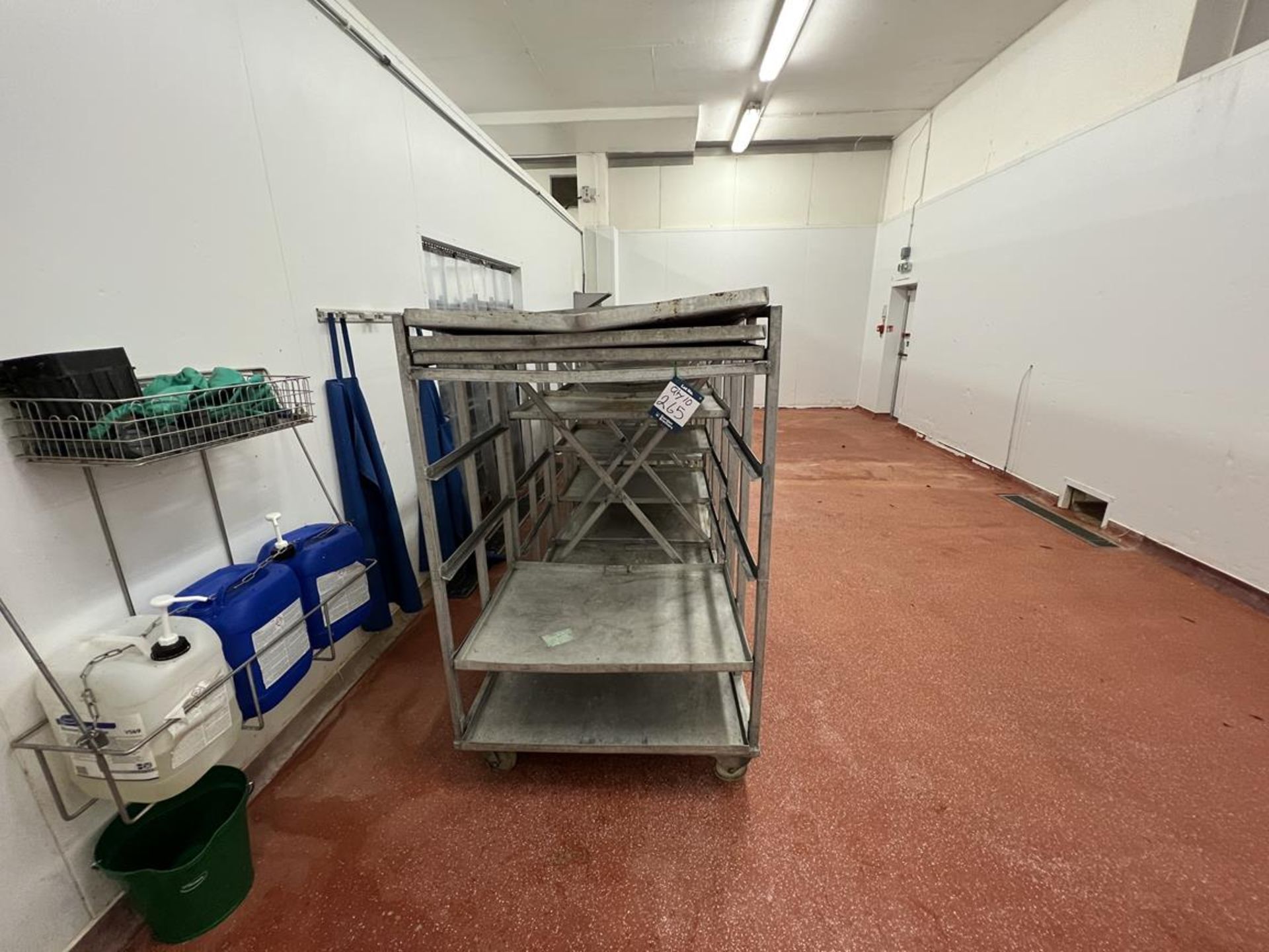 10x (no.) Mobile multi-tier aluminium product trolleys, each approx. 1020 (L) x740 (w) x1600mm (D) - Image 2 of 5