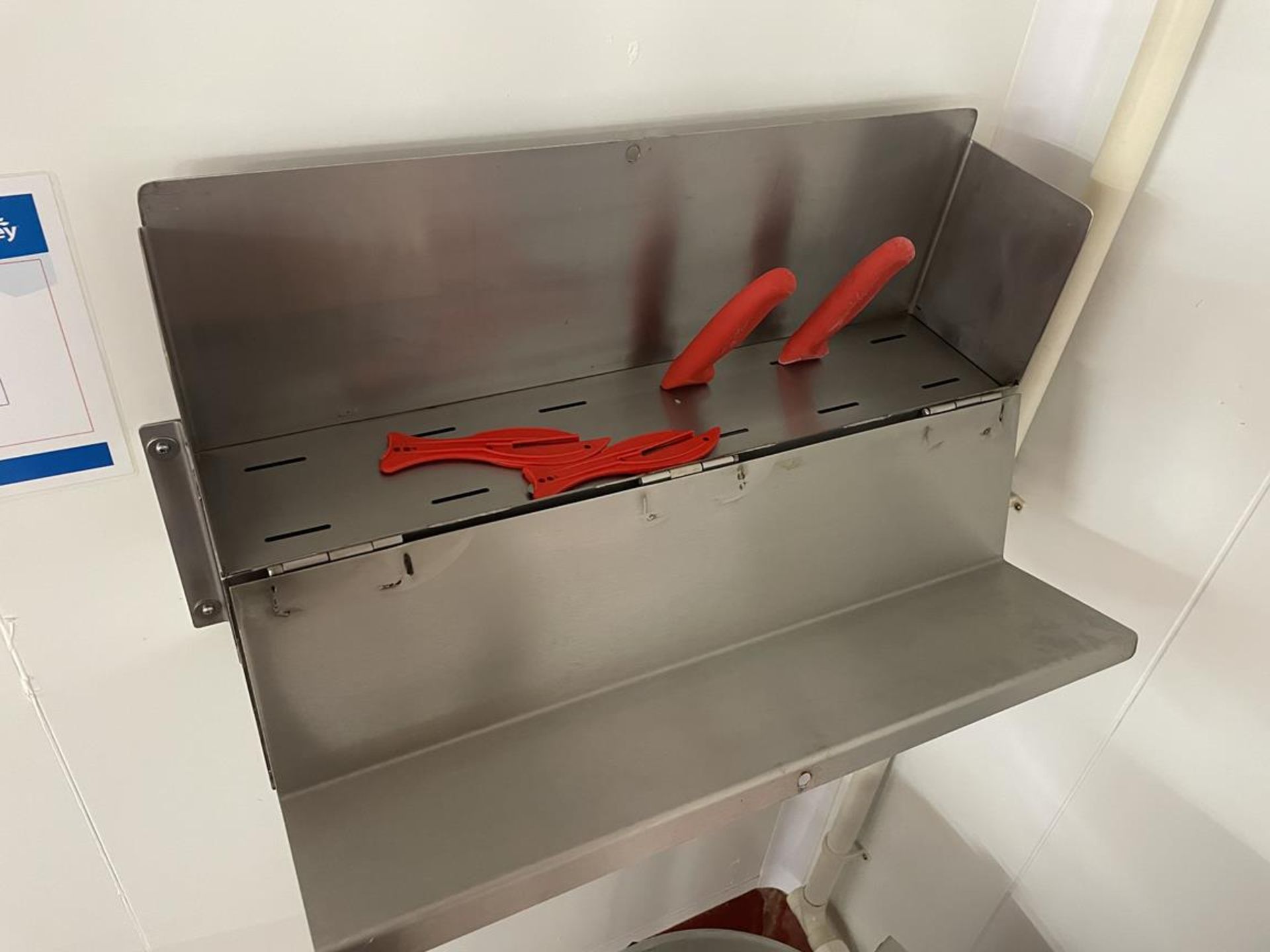 Teknomek, Hygienox stainless steel glove dispenser and 12 knife stainless steel knife box together - Image 4 of 4