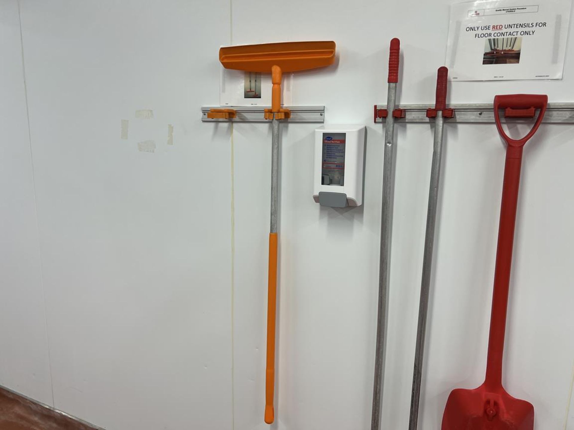 Wall mounted brush/mop stand - Image 2 of 3