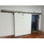 3x (no.) Sliding fridge doors; 1 x 1650mm x 2000mm, Serial No. 06910, 1 x 1910mm x 2130mm and 1 x