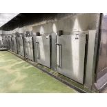 9x (no.) (Ovens 1 to 9 inclusive) integrated tunnel steam cookers with remote HID units, each unit