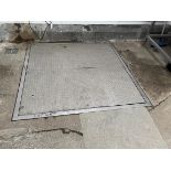 Digital floor scale, 1500 x 1500mm and Excel, PWH3 readout