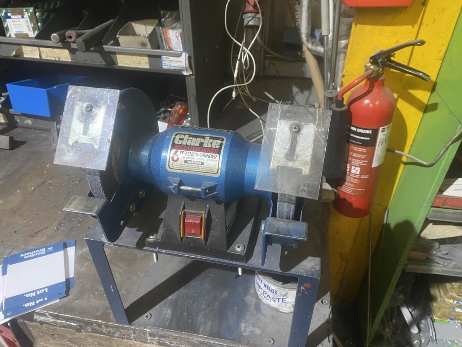 Clarke bench mounted DE grinder