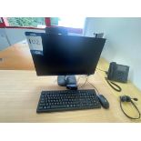 HP Intel core i5 tower PC , phllips 243V flat panel monitor and webcam , Keyboard and mouse