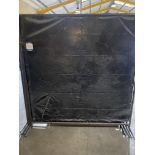 4 No portable welding screens 1960mm x 1800mm