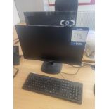 HP Intel core i5 tower PC , phillips flat panel monitor and webcam , Keyboard and mouse