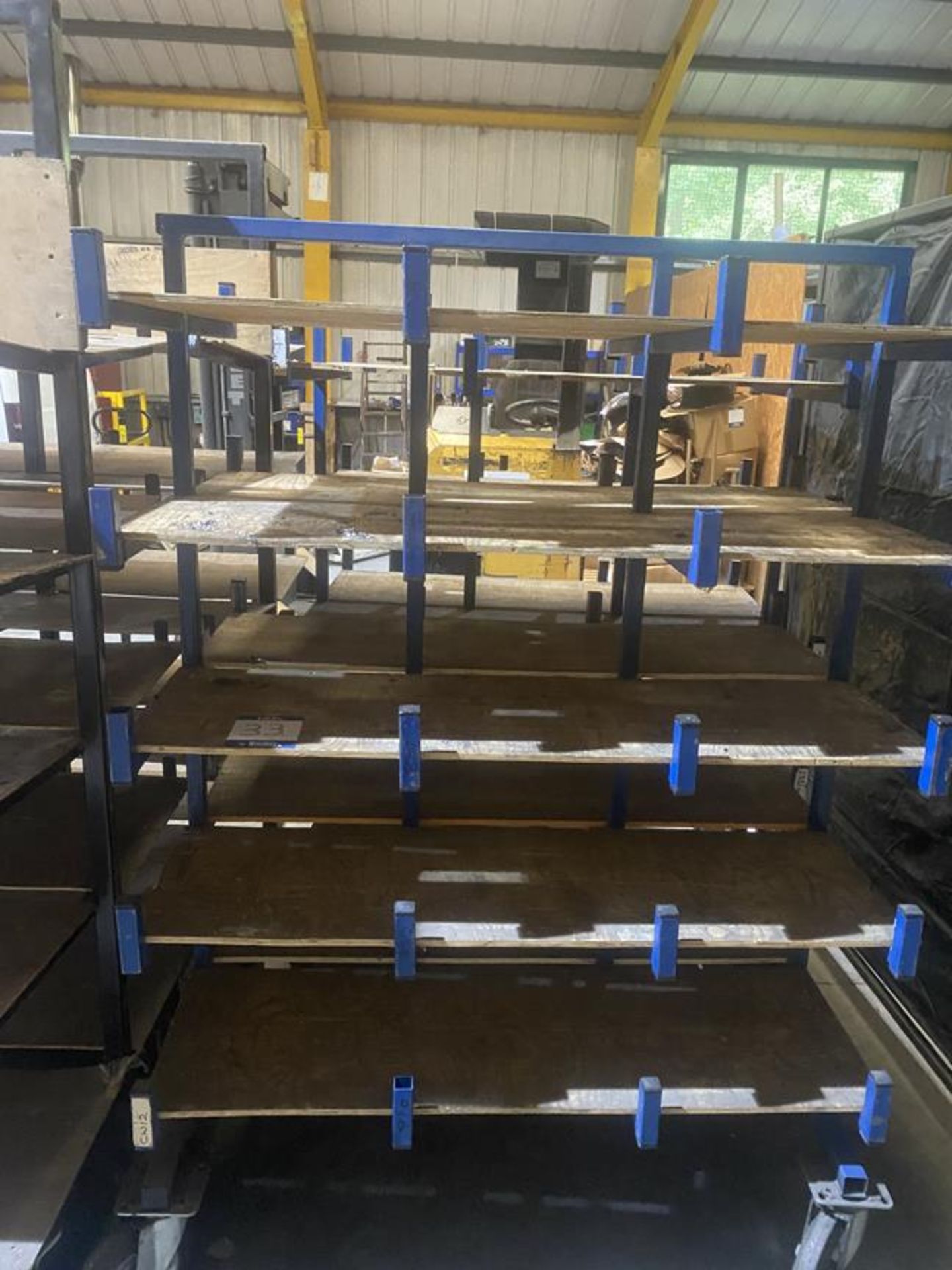 2No 5 tier profile storage racks 1200 x 1740 x800