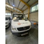 Mercedes Pickup truck, registration WV13VHR extended aluminium body complete with glass racks ,