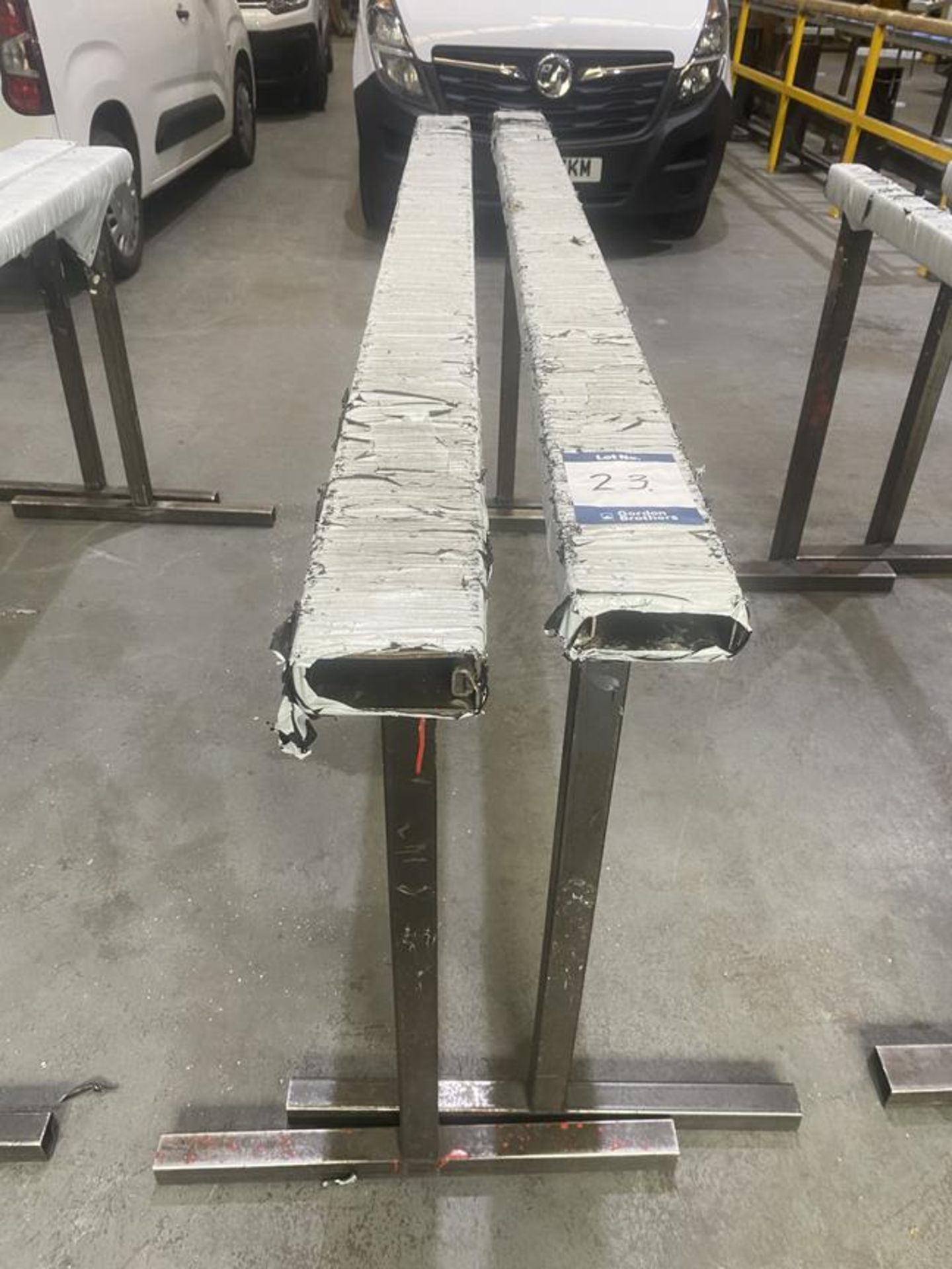 2 No steel trestles 2000mm x 1000mm