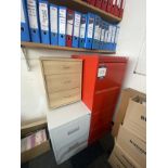 4 drawer steel filing cabinet and 2 drawer steel filing cabinet