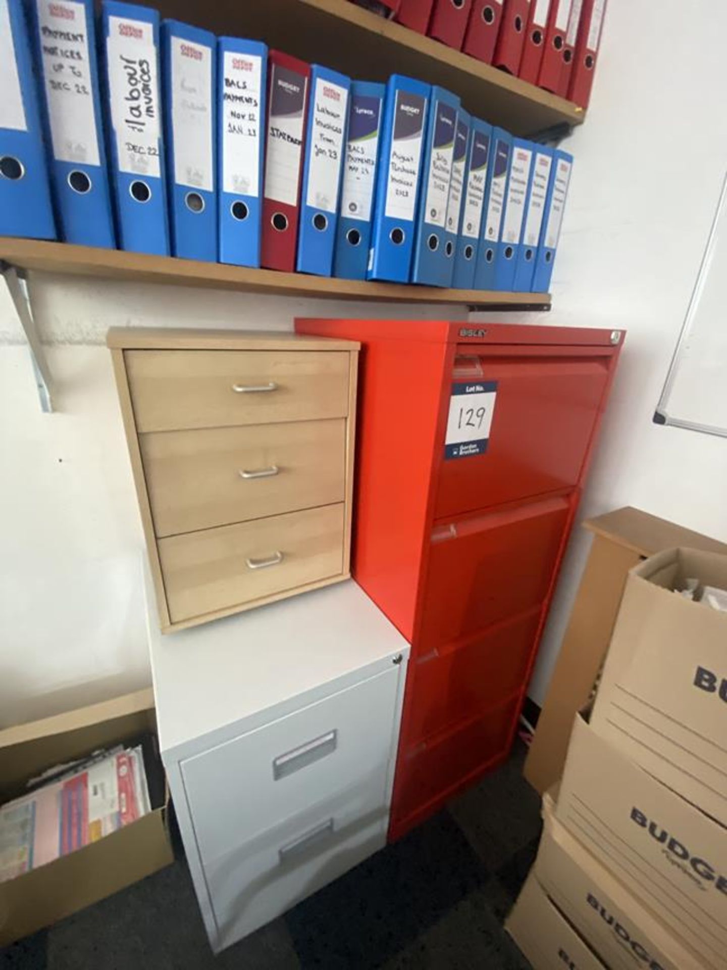 4 drawer steel filing cabinet and 2 drawer steel filing cabinet