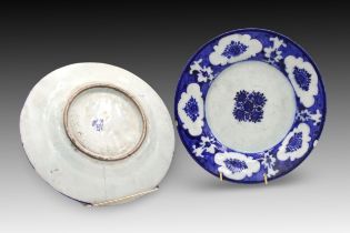 A Pair of Islamic Plates from the Late Safeid Diameter: Approximately 21.5cm