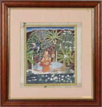 An Indian Painting with Wooden Frame